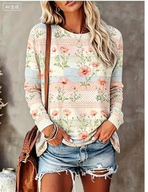 Women Long Sleeve T‑Shirt Past - T-Shirts review and price