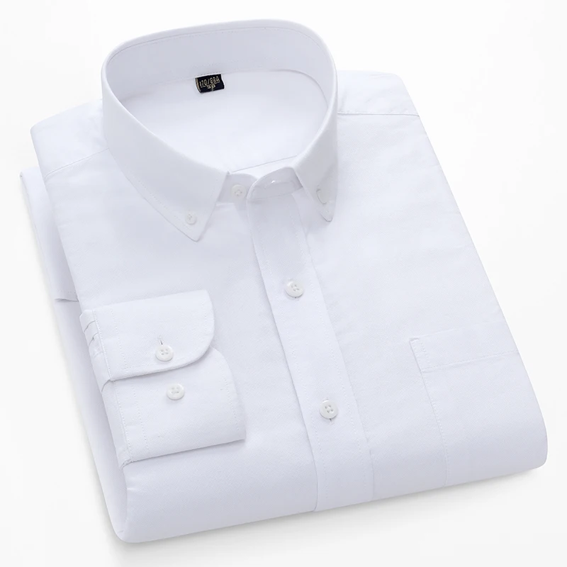 100%cotton oxford long-sleeve  - Oxford Cotton Casual Shirt Business review and price