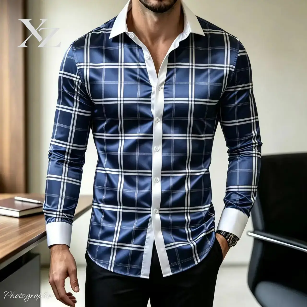 Hot Sale Men's Slim Fit Long S - Mens Satin Silk Dress Shirt review and price
