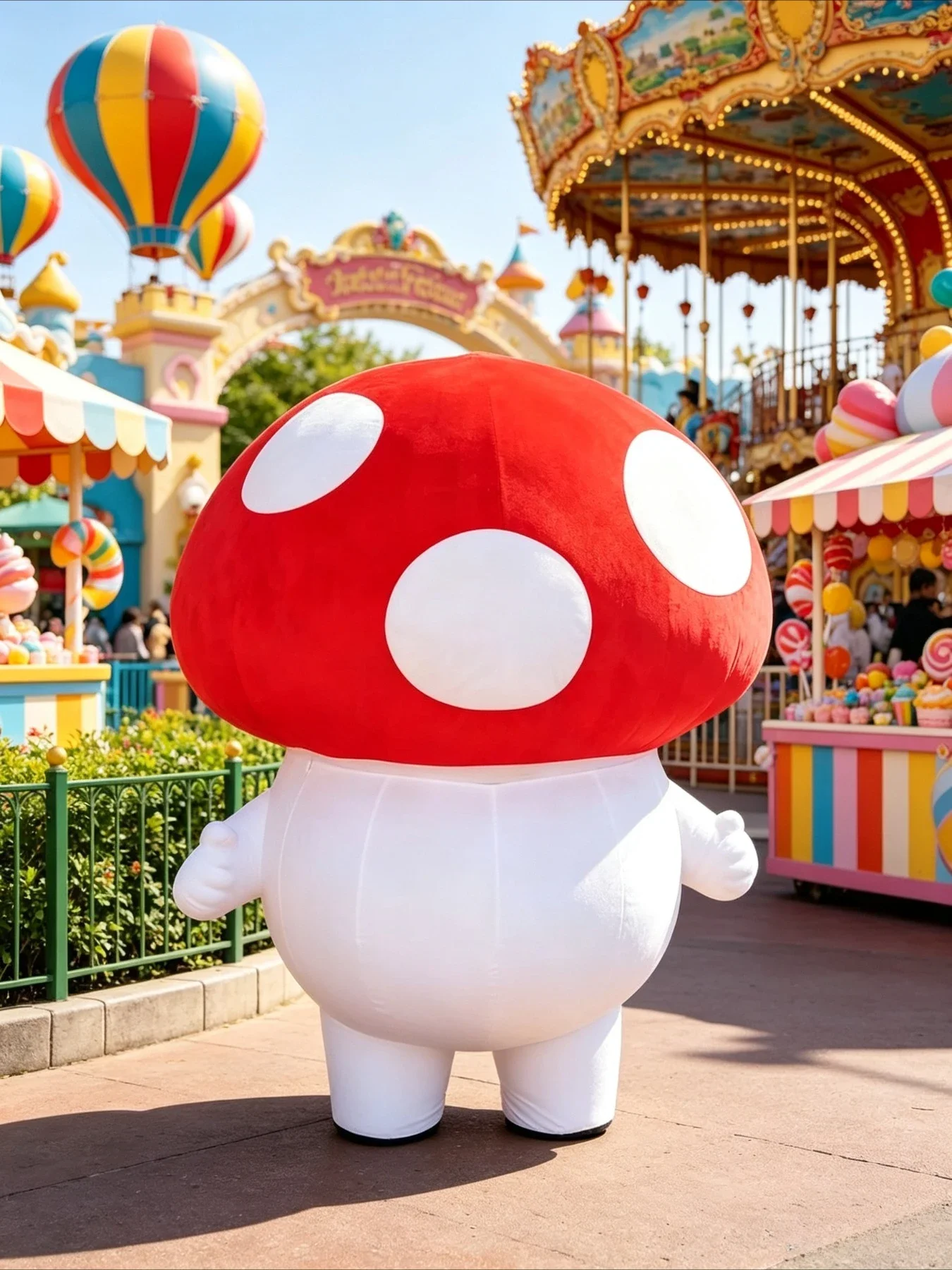 Cute Mushroom Inflatable Masco - Suits review and price