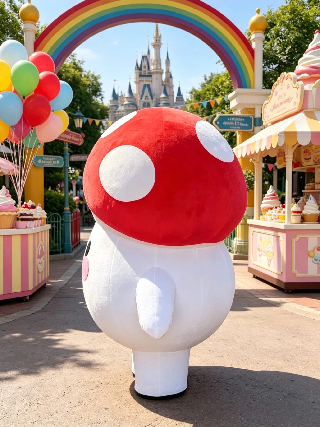 Cute Mushroom Inflatable Masco - Suits review and price