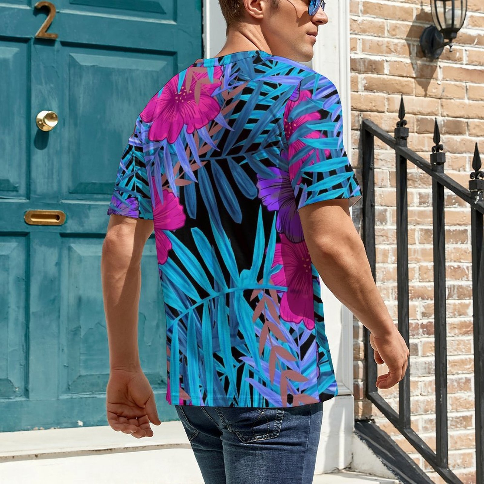 Oversize T-Shirt Summer Tropic - Vintage Hawaiian Floral Shirt review and price