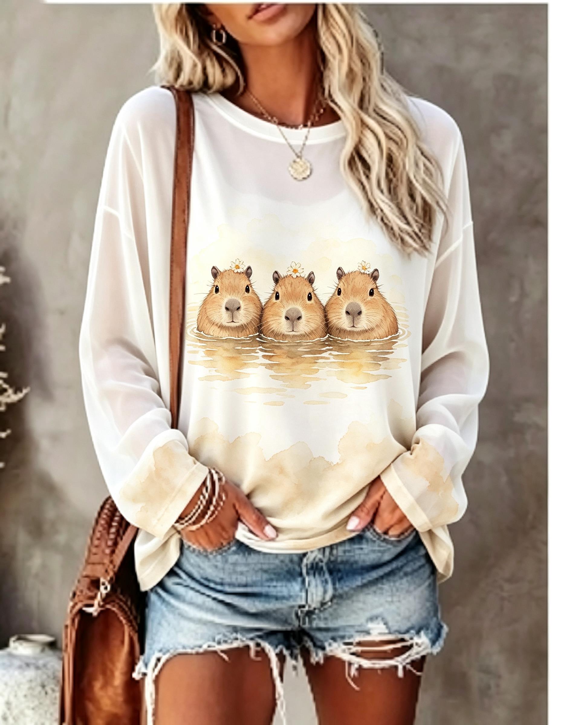 Women Long Sleeve T Shirt Cute - T-Shirts review and price